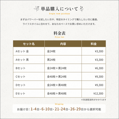 単品購入