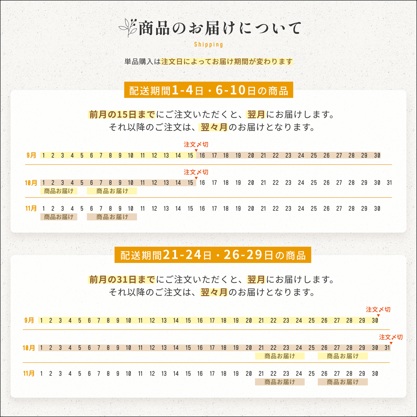 単品購入